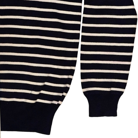 Polo Ralph Lauren Boys Navy White Stripe Cotton Crew Neck Sweater L (14 - 16) - Picture 4 of 13